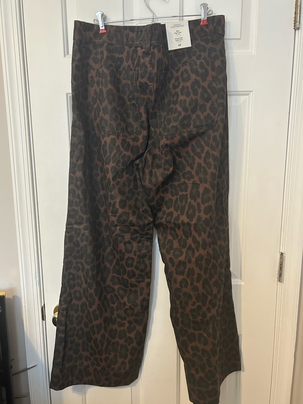Leopard Print Jeans NWT 16/33